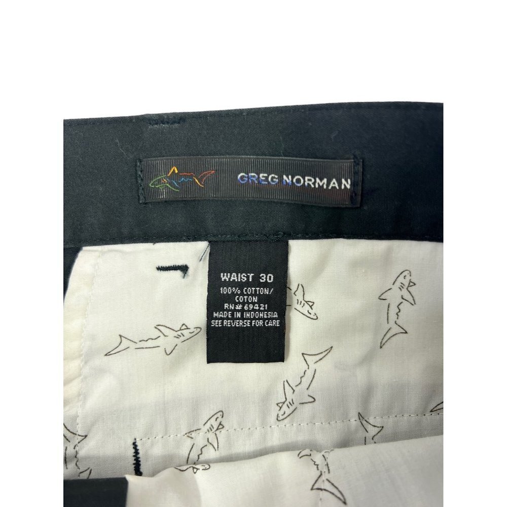 Greg Norman Men's Black Basic Shorts - Picture 3 of 6